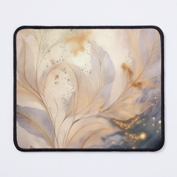 Item preview, Vintage floral leaves in neutral colours, abstract, gold and black designed and sold by navitalidesign.