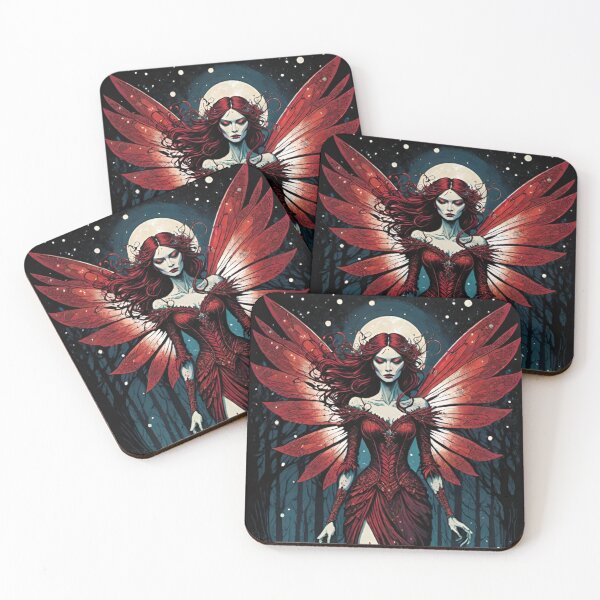 Item preview, Nocturnal Majesty: The Scarlet Enchantress designed and sold by LyssasMindArt.