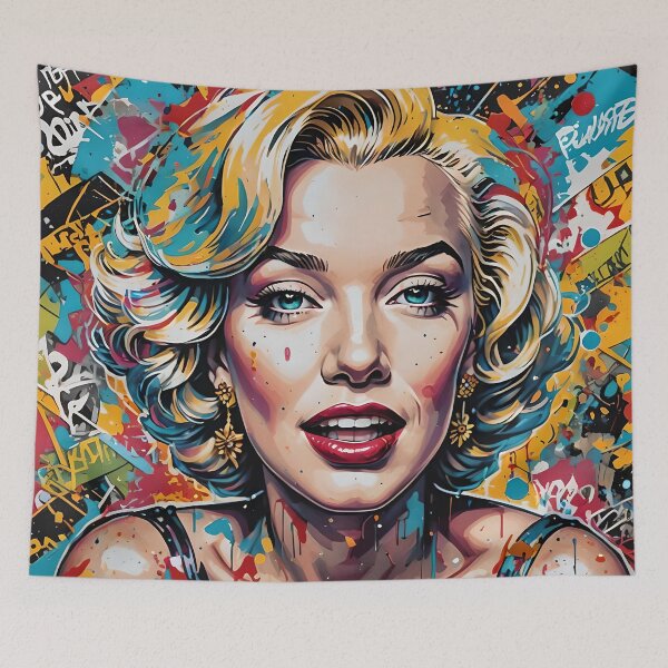 Item preview, Splatter art Marilyn M designed and sold by Bouncingbumble.