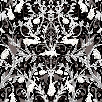 Artwork thumbnail, Ghostpipe Mushroom Ghost Bunnies by tinaschofield