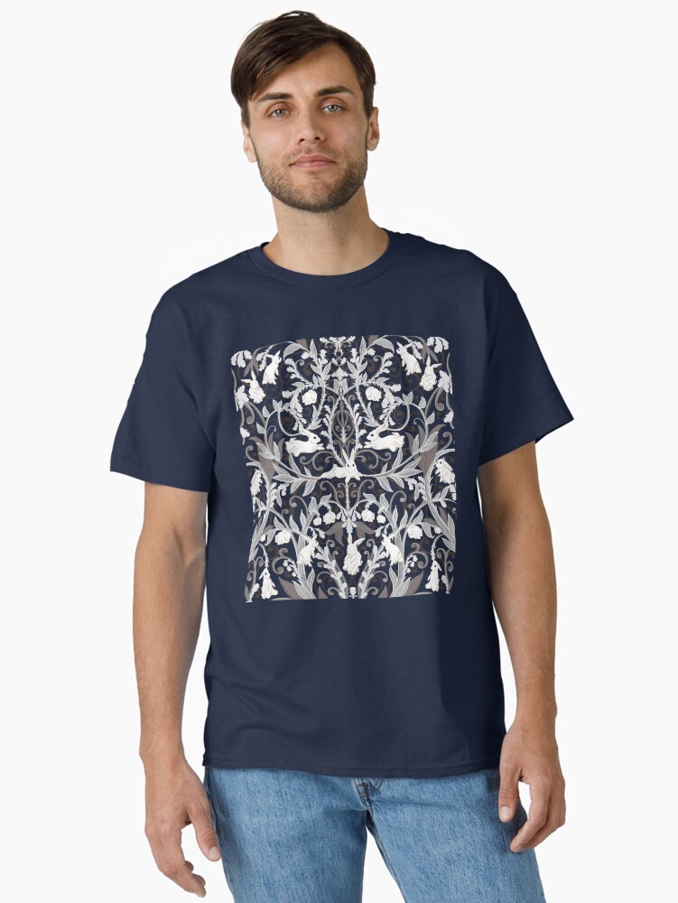 Thumbnail 1 of 7, Classic T-Shirt, Ghostpipe Mushroom Ghost Bunnies designed and sold by tinaschofield.