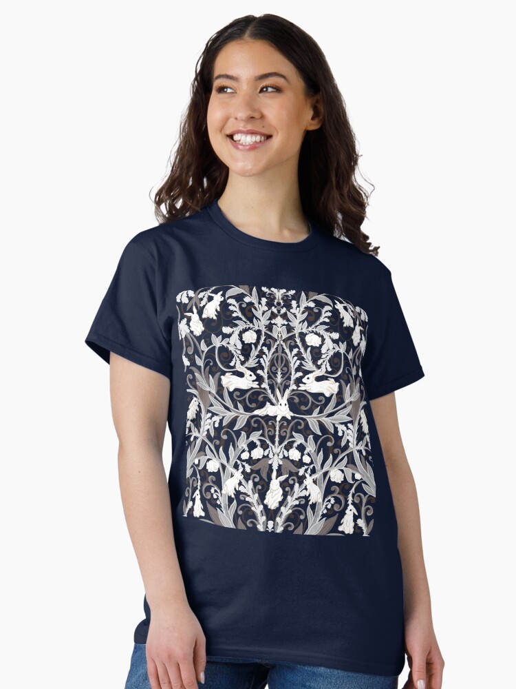 Thumbnail 2 of 7, Classic T-Shirt, Ghostpipe Mushroom Ghost Bunnies designed and sold by tinaschofield.