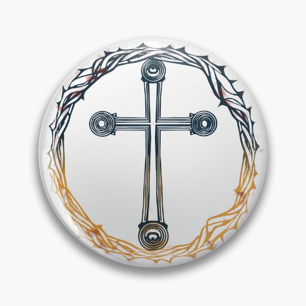 Item preview,  Finished Cross and Crown Blue,Gold, and Red designed and sold by GreyMoonForest.