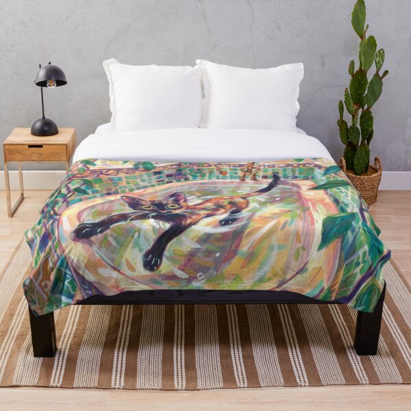 Item preview, gato en el baño designed and sold by patternshoprad.