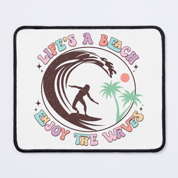 Item preview, Life's a Beach: Surfing Vibes designed and sold by Neon Bones Studio.