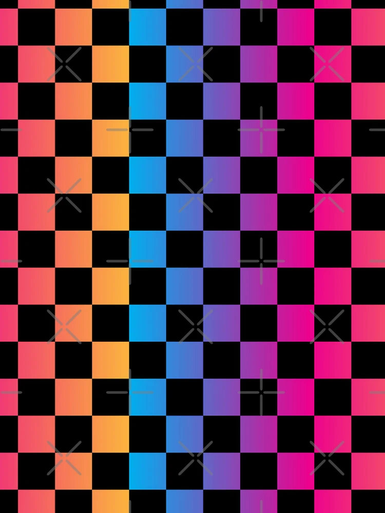 Thumbnail 4 of 4, iPhone Case, Retro Multicolored Checkered designed and sold by Inspired Life Creative.