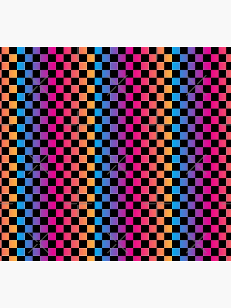 Thumbnail 5 of 5, Socks, Retro Multicolored Checkered designed and sold by Inspired Life Creative.