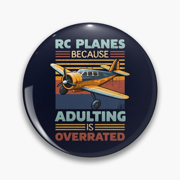 Item preview, Stylish and Vibrant RC PLANES – BECAUSE ADULTING IS OVERRATED Distressed Grunge Classic Vintage Sunset RC Planes Enthusiast Design designed and sold by zenturtlemerch.