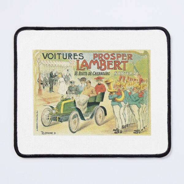 Item preview, Prosper Lambert Cars - Vintage Poster - 1900s designed and sold by BASlade93.
