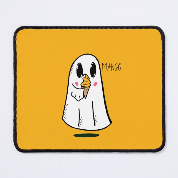 Item preview, Little ghost and mango ice cream – summer vibes 2024 designed and sold by SakuraYoruki.