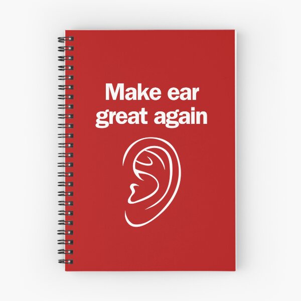 Item preview, "Make Ear Great Again" with Vector Ear Symbol Design designed and sold by TOYE TO.