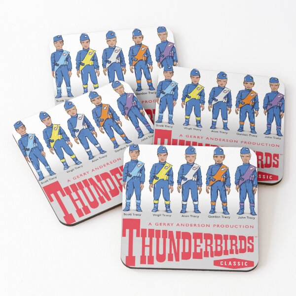 Item preview, Classic Sixties Thunder Birds characters  designed and sold by Kludoman.