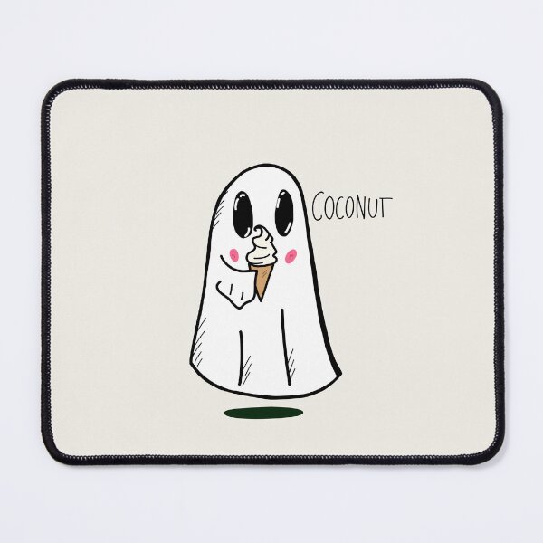 Item preview, Little ghost and Coconut ice cream – summer vibes 2024 designed and sold by SakuraYoruki.