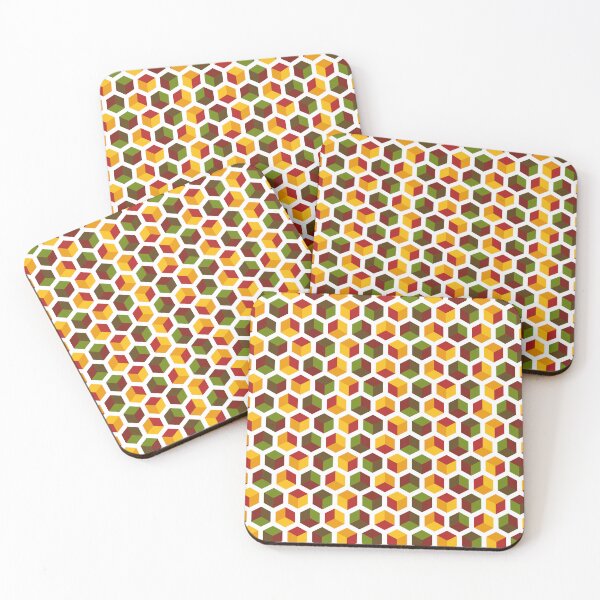 Item preview, Multicolored 3D cubes #4 (Light theme) designed and sold by DesignMixArt.