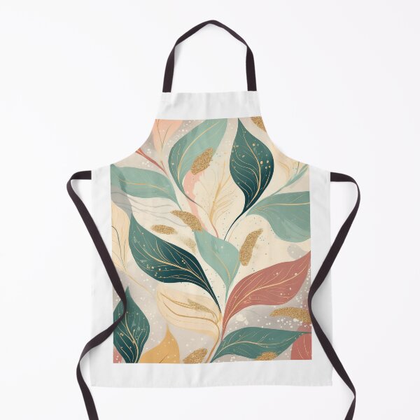 Item preview, Vintage floral leaves in neutral colours, abstract designed and sold by navitalidesign.