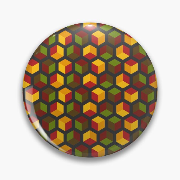 Item preview, Multicolored 3D cubes #4 (Dark theme) designed and sold by DesignMixArt.
