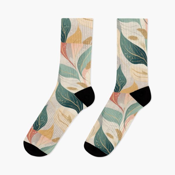 Item preview, Vintage floral leaves in neutral colours, abstract designed and sold by navitalidesign.