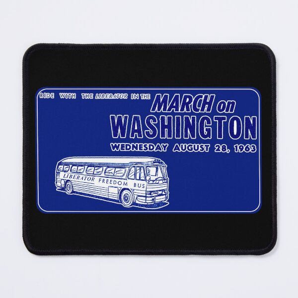 Item preview, Civil Rights March On Washington 1963 Ride Liberator Freedom Bus designed and sold by RocketshipRetro.