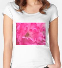 “Pink's Romance”, Photo Artwork Women's Fitted Scoop T-Shirt