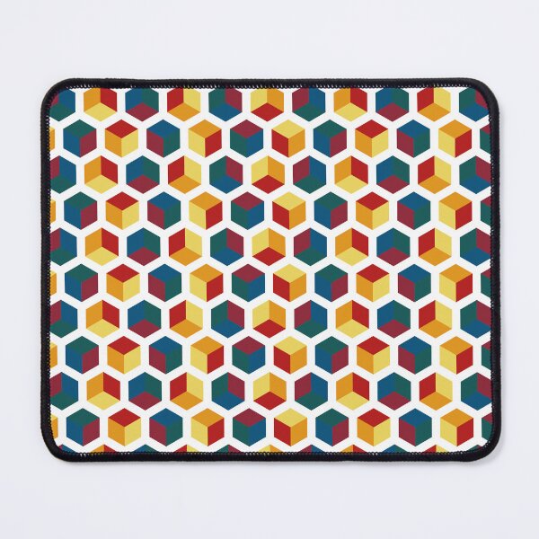 Item preview, Multicolored 3D cubes #5 (Light theme) designed and sold by DesignMixArt.