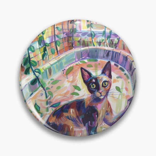 Item preview, Cat in bathroom IV designed and sold by patternshoprad.