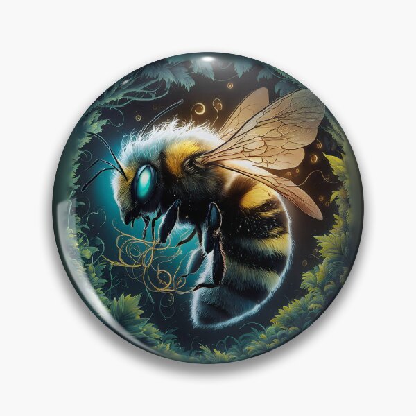 Item preview, A Magical Bee in Dark Forest designed and sold by DreamVibeShirt.