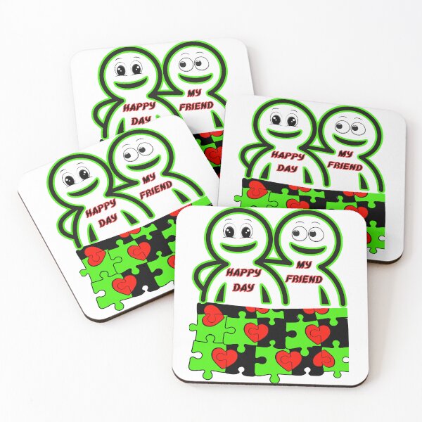 Item preview, HAPPY DAY MY FRIEND designed and sold by stickersrafisa.