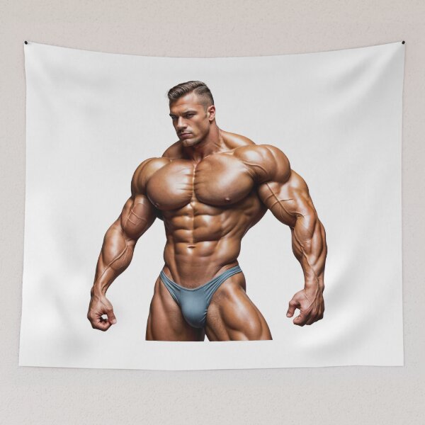 Item preview, New Series: Bodybuilder Sticker #3 designed and sold by ForeverPrintsOK.
