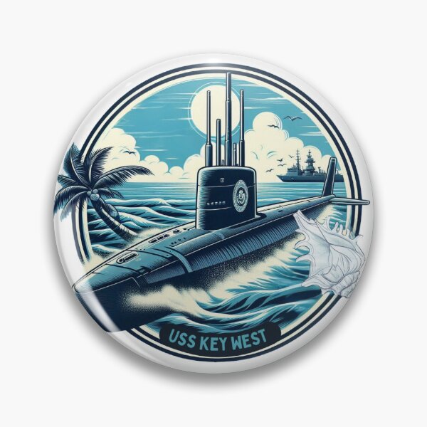 Item preview, USS Key West SSN-722 Submarine designed and sold by Warhead Collective.
