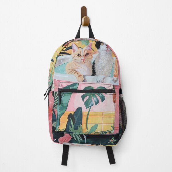 Item preview, Cats in bathroom VI designed and sold by patternshoprad.