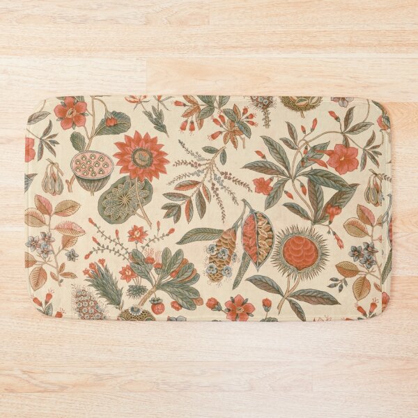 Item preview, Vintage Muted Rust, Khaki and Beige Botanical Print designed and sold by Piccolo Fiore Prints.