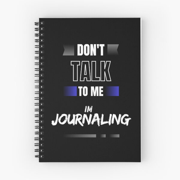 Item preview, Don't talk to me im Journaling  designed and sold by Zappala.