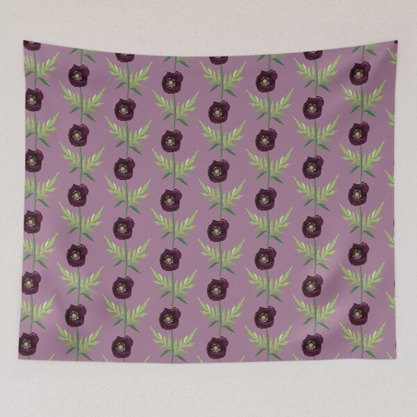 Item preview, Singular Purple Poppy designed and sold by SparkPrintsandDesigns.