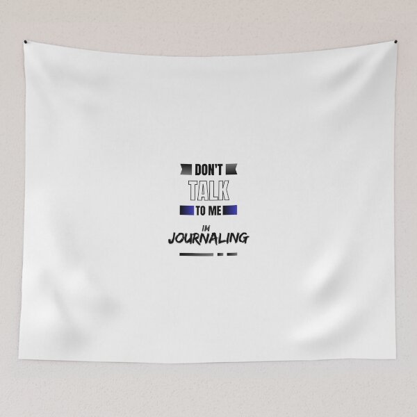 Item preview, Don't talk to me im Journaling shirt designed and sold by Zappala.