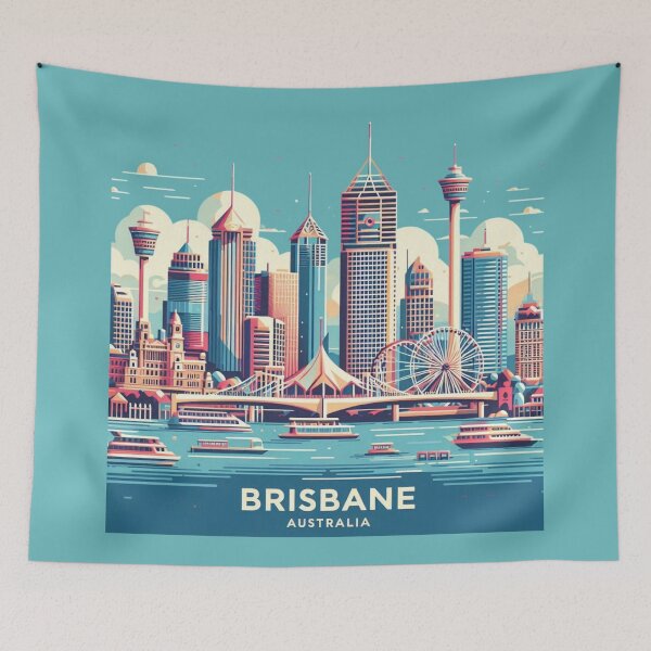 Item preview, Abstract Brisbane, QLD, Australia designed and sold by Gaborai.