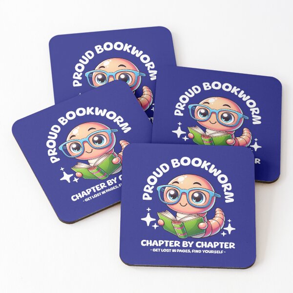 Item preview, Cute Bookworm with Glasses reading a Book - "Proud Bookworm" designed and sold by Infinitee8hirts.