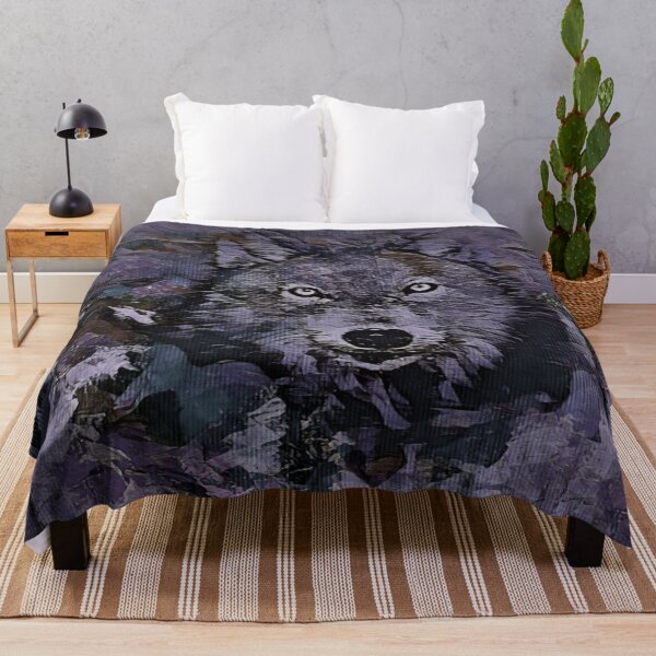 Item preview, DARK PURPLE AND BROWN WOLF designed and sold by Most1234.