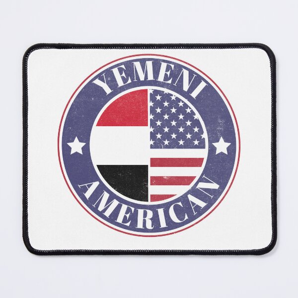 Item preview, Proud Yemeni-American Badge - Yemen Flag designed and sold by chrisrivait.
