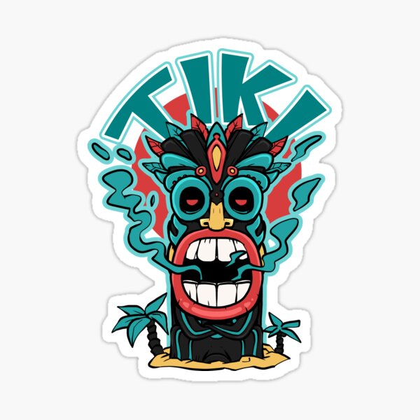 Item preview, Tiki mask that smokes from the mouth designed and sold by TomiAx.