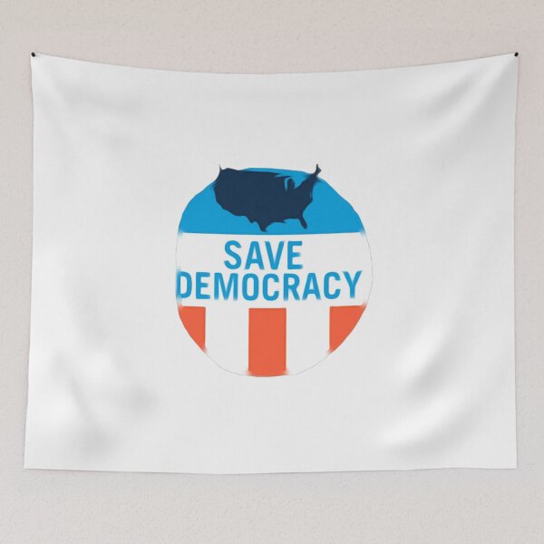 Item preview, Save democracy  designed and sold by Dawud Manzoor.