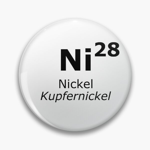 Item preview, Níquel | kupferníquel designed and sold by ChemisTees.