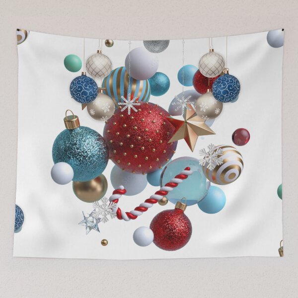 Item preview, bagful of hanging Christmas ornaments, with golden star and candy cane designed and sold by sweetees4u.