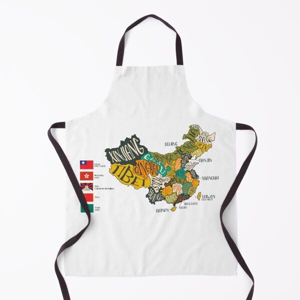 Item preview, China Map - Provinces, Special Administrative Regions, Autonomous Region of Tibet designed and sold by Natalie Dowling.