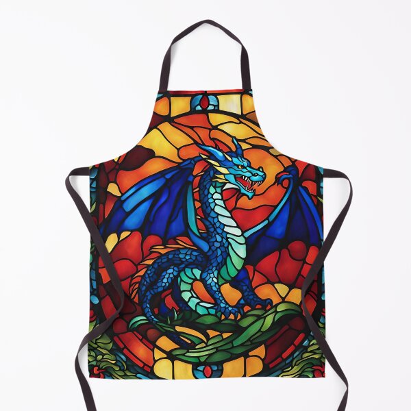 Item preview, Stained Glass Dragon designed and sold by ChanceTwoArt.