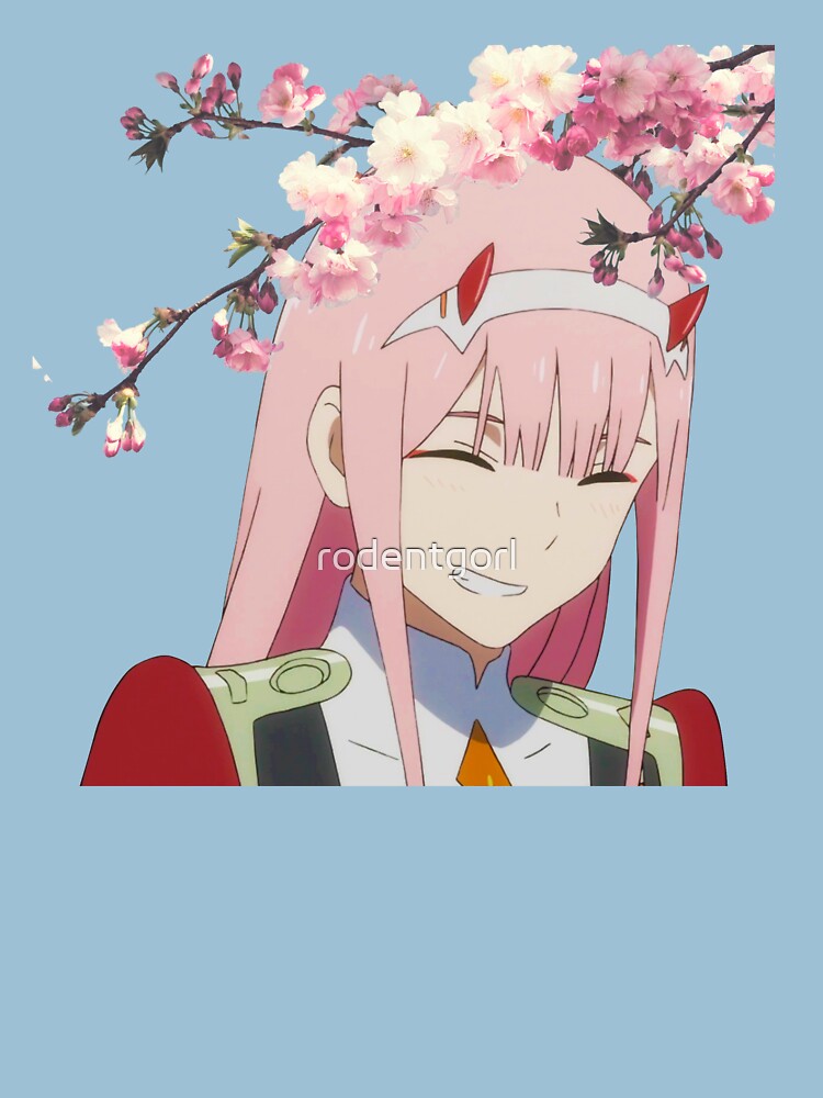 Sakura 0. Zero two улыбается.
