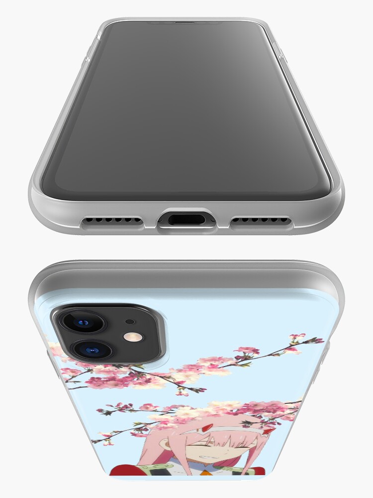 Vista alternativa de Funda y vinilo para iPhone Sakura Zero Two