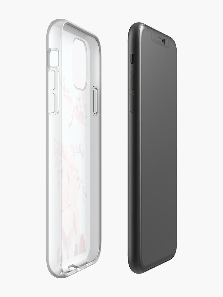 Vista alternativa de Funda y vinilo para iPhone Sakura Zero Two