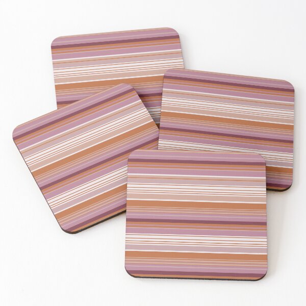 Item preview, Striped Peach Melba designed and sold by meggydesigns.