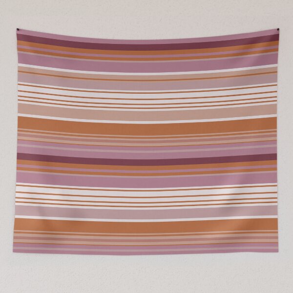 Item preview, Striped Peach Melba designed and sold by meggydesigns.
