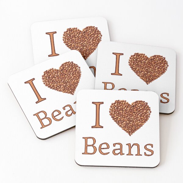 Item preview, I Love Beans designed and sold by DigitalToast.